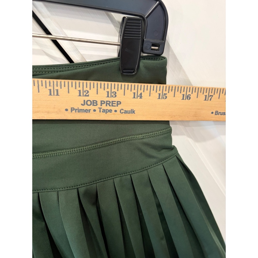 Gold Hinge Womens Pleated Tennis Skort Hunter Green large pickleball preppy - Picture 3 of 8